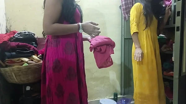 Indian butyfull girl threesome sex video Hindi roleplay